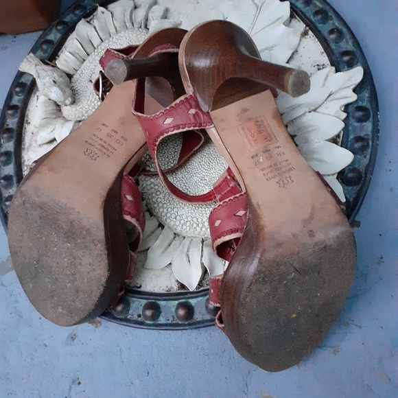 🌈ALDO WESTERN PIN UP HEELS -6 - Picture 5 of 6